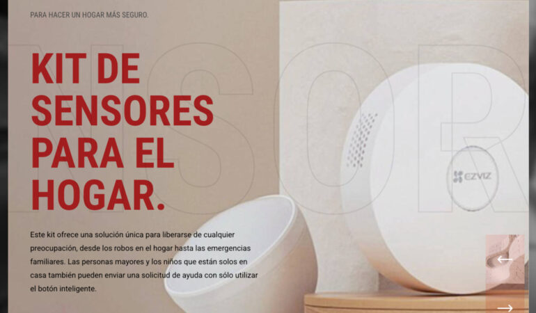 Sensores de movimiento para la inteligencia de hogares.